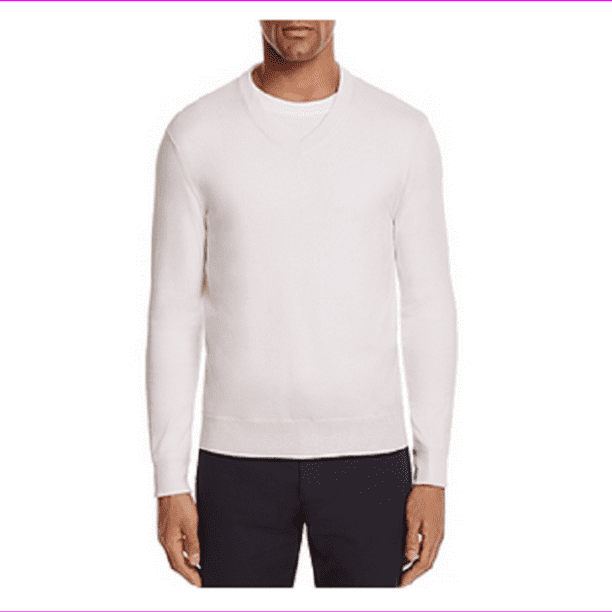 Size S The Men's Store at Bloomingdale's Cotton V-Neck Sweater MSRP $118